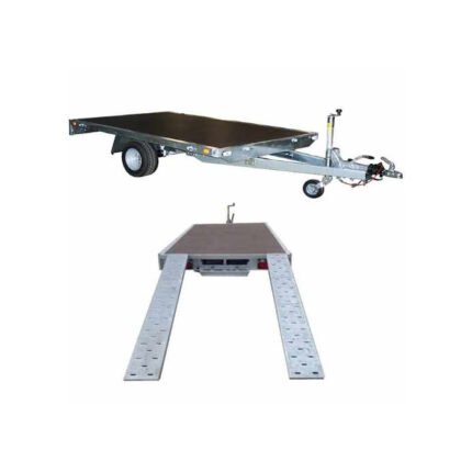 Plateau nu surbaissé roues dessous avec rampes gamme XR 342 PL